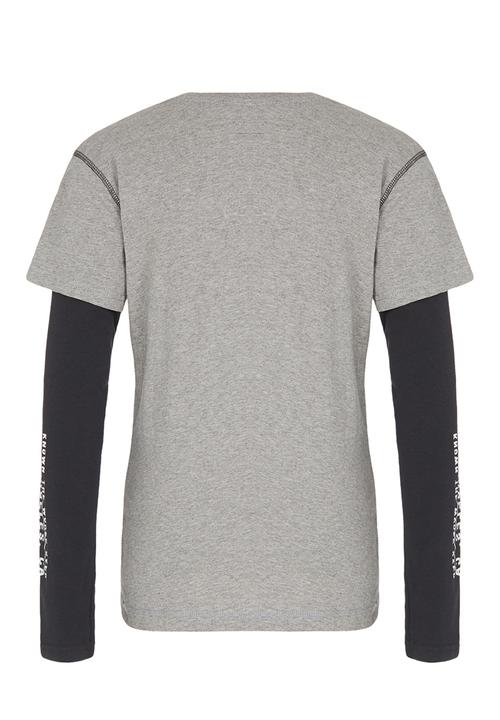 GUESS - 2 Fer Guess Crest Tee Grey