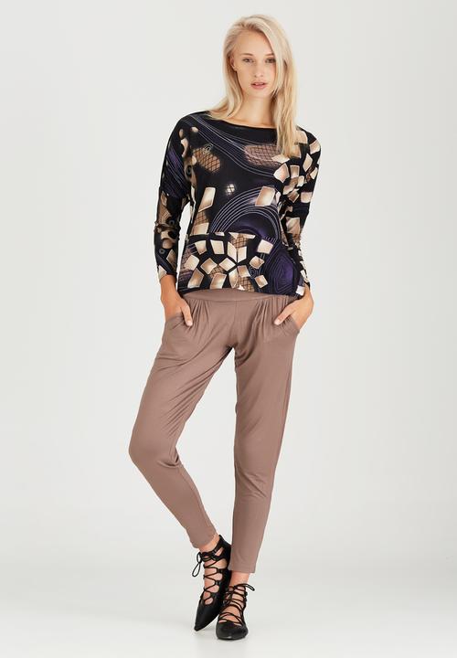 Slick - Eden Trimmed Top Mid Brown