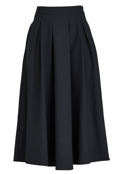 STYLE REPUBLIC - Longer Length Midi Skirt Dark Grey