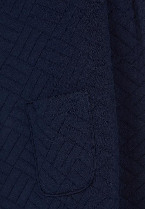 See-Saw - Textured Long Sleeve Dress Navy