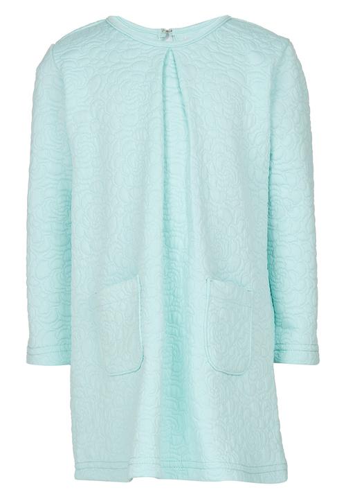 See-Saw - Textured Long Sleeve Dress Light Green