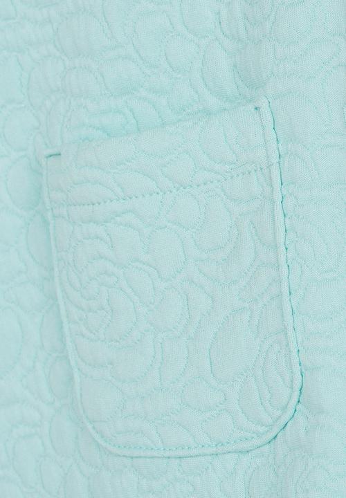See-Saw - Textured Long Sleeve Dress Light Green