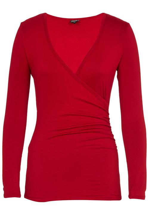 Marique Yssel - Sophia Gathered Top Dark Red