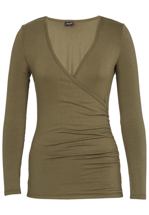 Marique Yssel - Sophia Gathered Top Dark Green