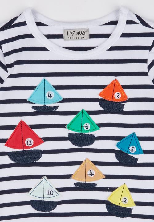 Pop Candy - Boats  Tee Mid Blue