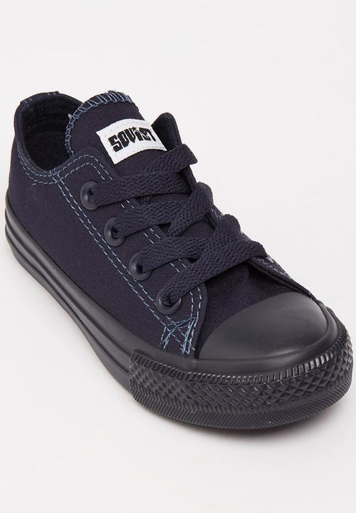 SOVIET - Viper Low Cut Canvas Mono  Navy
