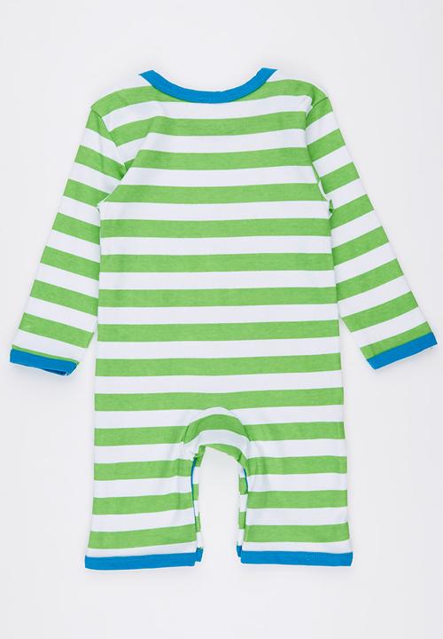Pop Candy - Giraffe Stripe Jumper Green