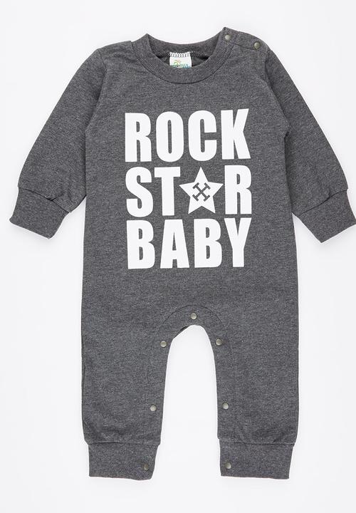 Pop Candy - Rock Star Baby  Jumper Grey