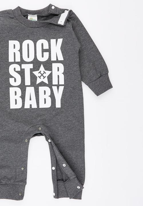 Pop Candy - Rock Star Baby  Jumper Grey