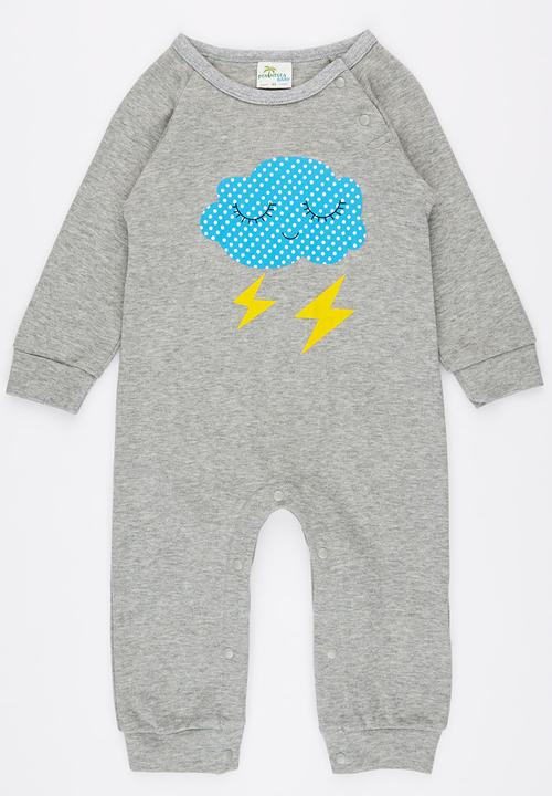 Pop Candy - Lightning Long Sleeve Jumper Grey