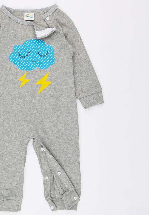 Pop Candy - Lightning Long Sleeve Jumper Grey