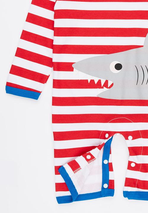 Pop Candy - Shark Long Sleeve Jumper Multi-colour