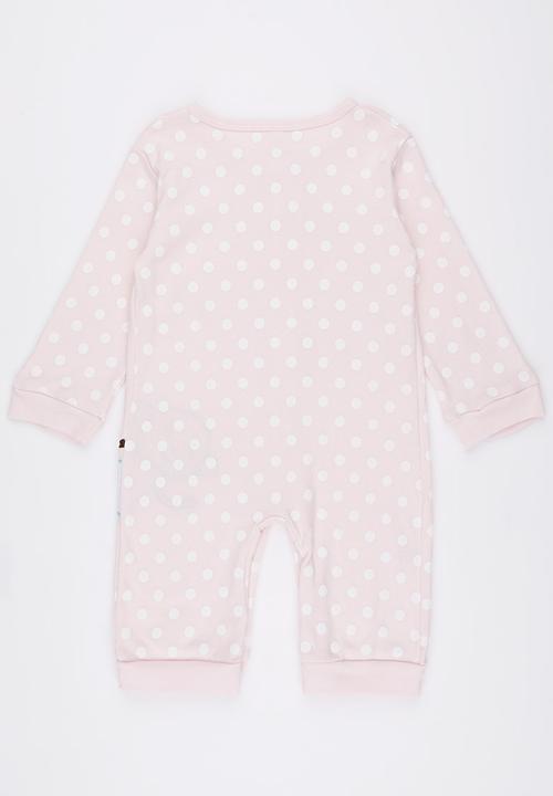 Pop Candy - Pink Polka Dot Monkey   Jumper Pale Pink