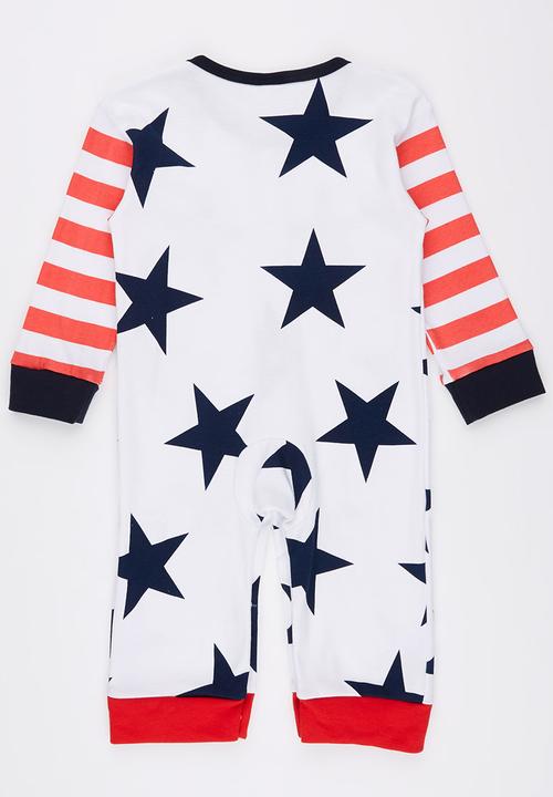 Pop Candy - Star  Long Sleeve Jumper Multi-colour