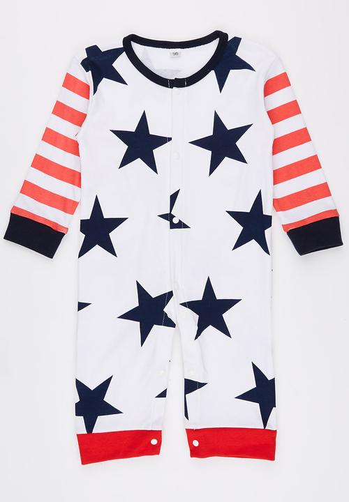 Pop Candy - Star  Long Sleeve Jumper Multi-colour