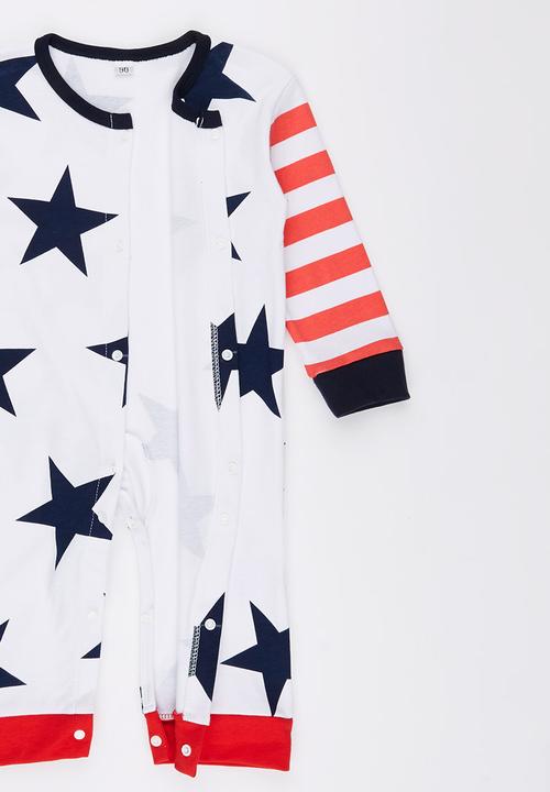 Pop Candy - Star  Long Sleeve Jumper Multi-colour