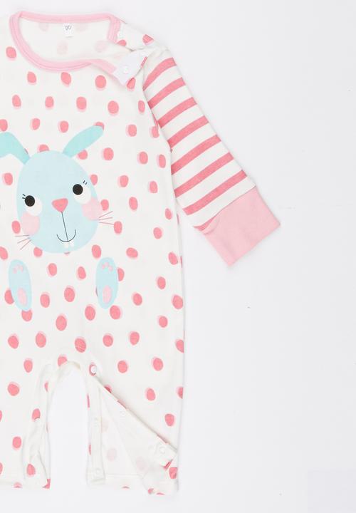 Pop Candy - 2 Piece Bunny  Set Pale Pink
