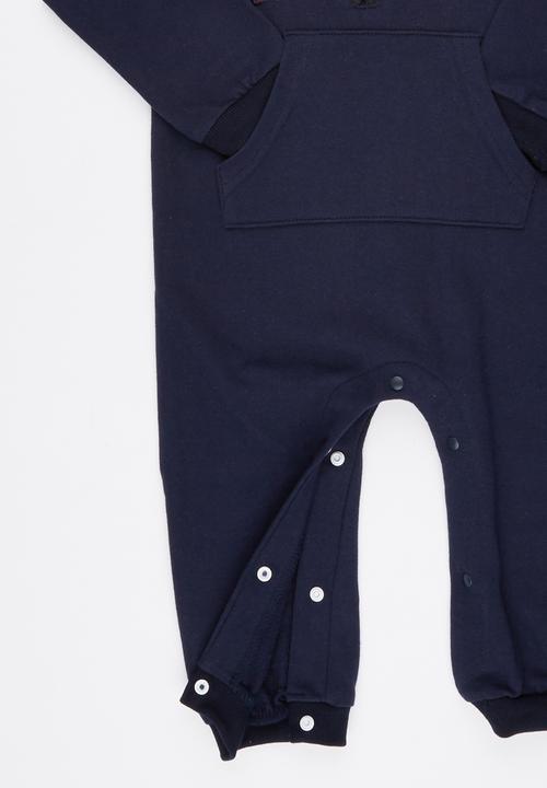 Pop Candy - Bear Hooded Jumper Navy