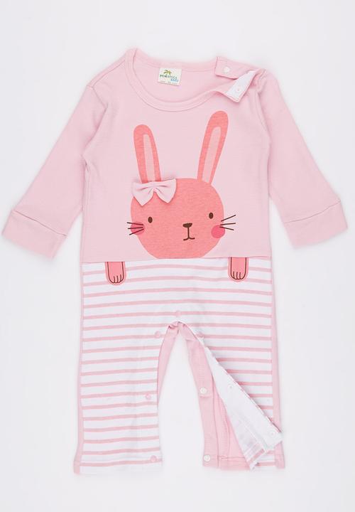 Pop Candy - 3 Piece Pink Bunny   Set Multi-colour
