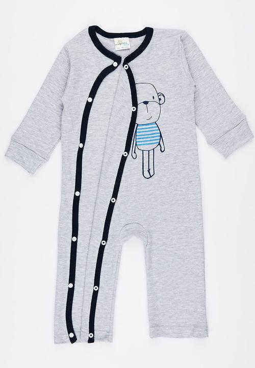 Pop Candy - 3 Piece Monkey  Set Blue and White