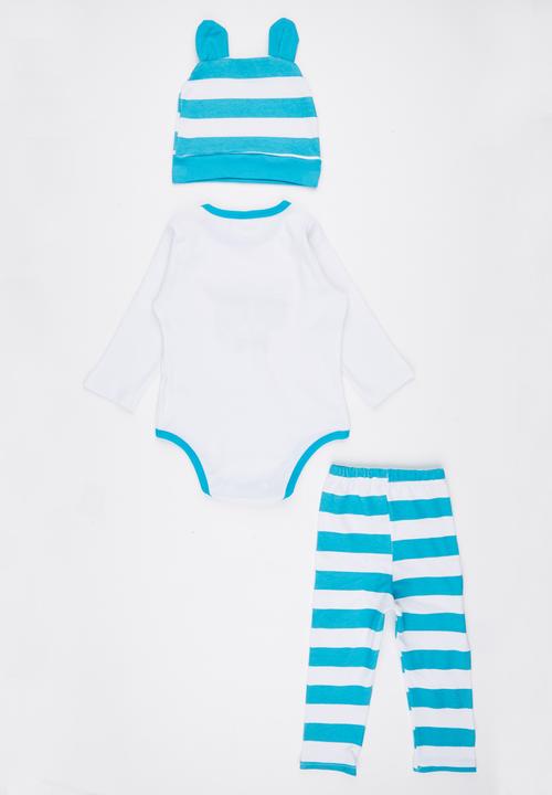 Pop Candy - 3 Piece Kitty Set Pale Blue