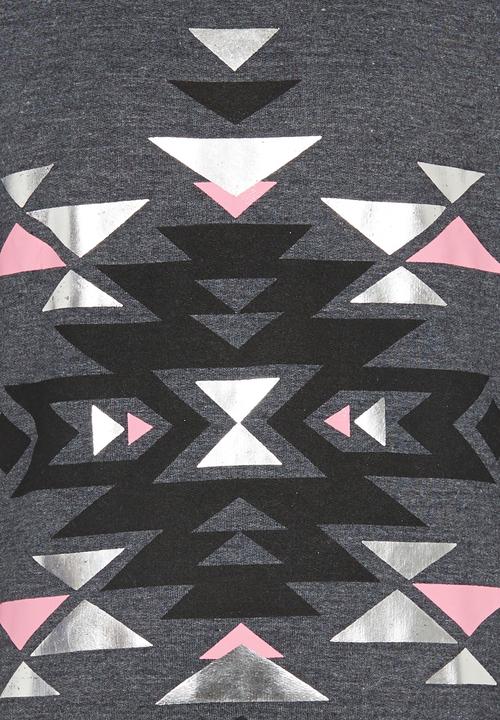 Rebel Republic - Longer Length Fleece Sweater Grey