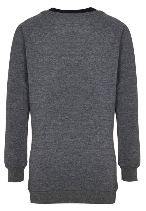 Rebel Republic - Longer Length Fleece Sweater Grey