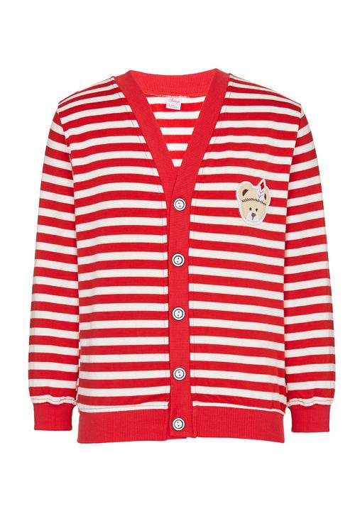 Pop Candy - Stripe Cardigan Red