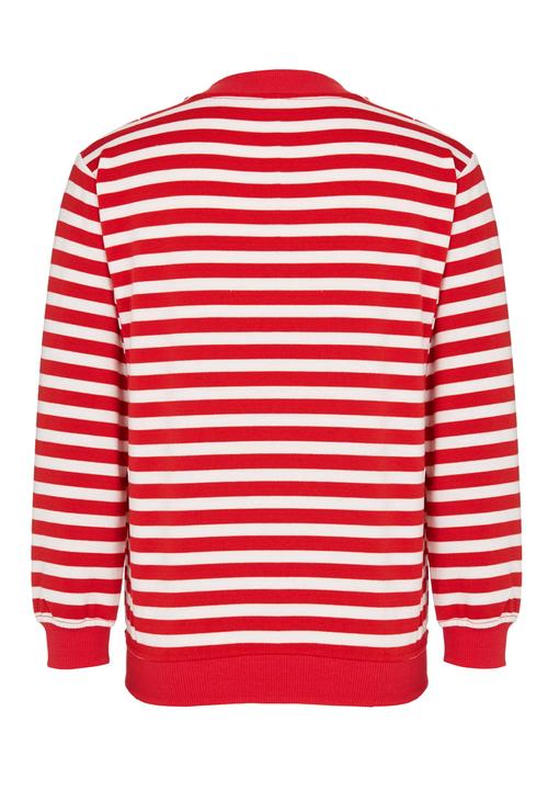 Pop Candy - Stripe Cardigan Red