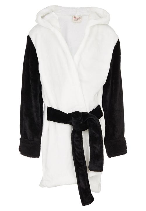 Pop Candy - Hooded Panda Gown Black and White