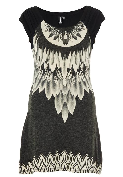 Revenge - Aztec Tribal Ethnic Tunic Black