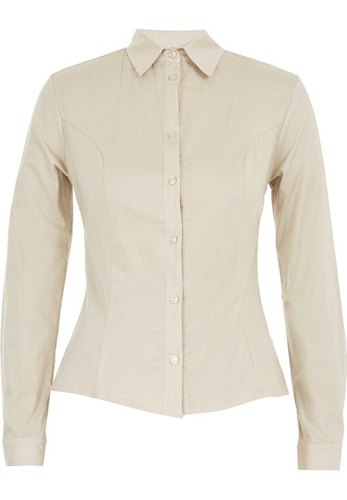edit - Structured Work Shirt Stone