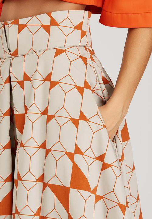 adam&eve; - Geneva High-waist Skirt Orange