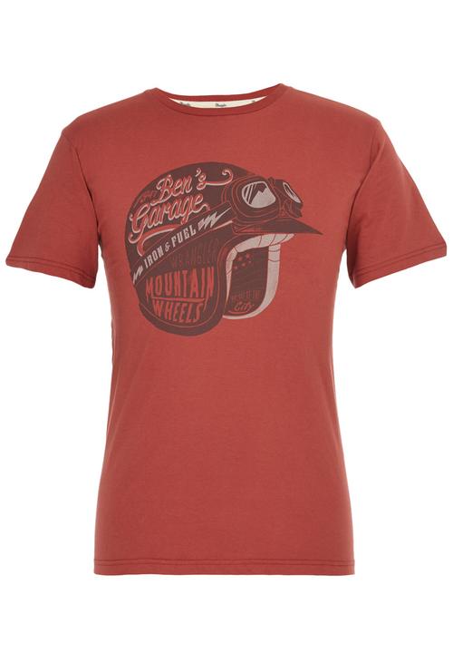 Wrangler - Bens Helmet Tee Red