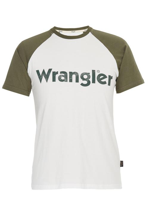 Wrangler - Heritage Raglan Tee Off White