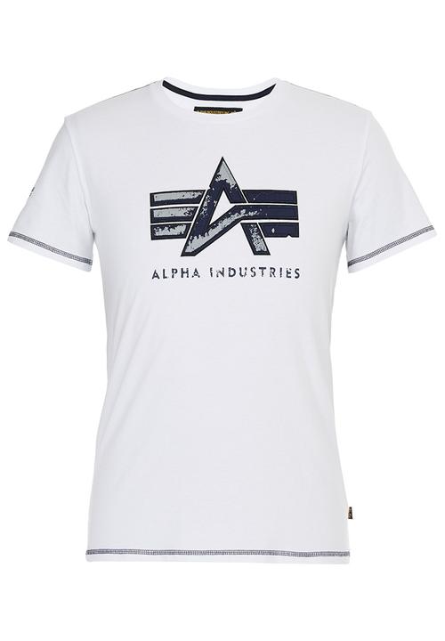 Alpha Industries - Jester Logo Tee White
