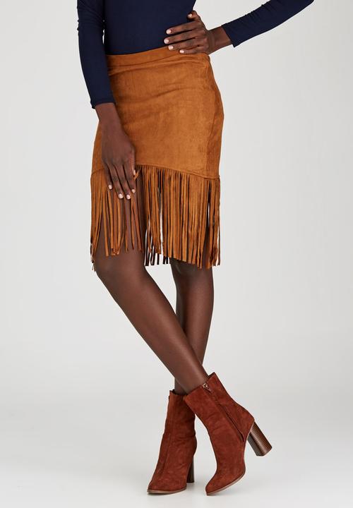 tan skirt with tassels