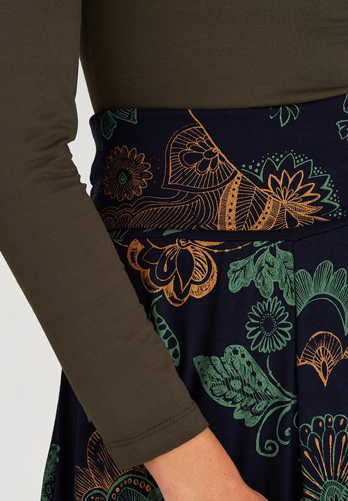 Sway - Flair Skirt Navy