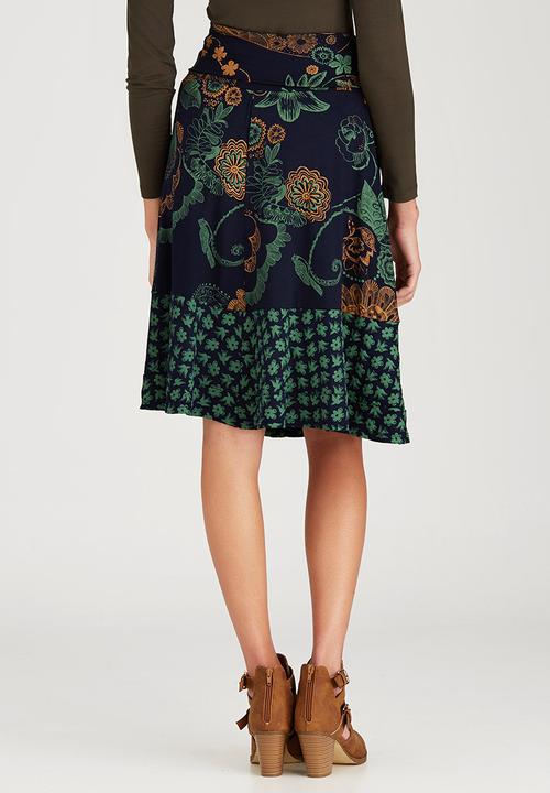 Sway - Flair Skirt Navy