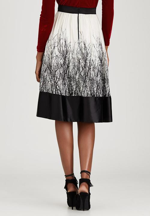 Sober - Black Forest Skirt Black and White