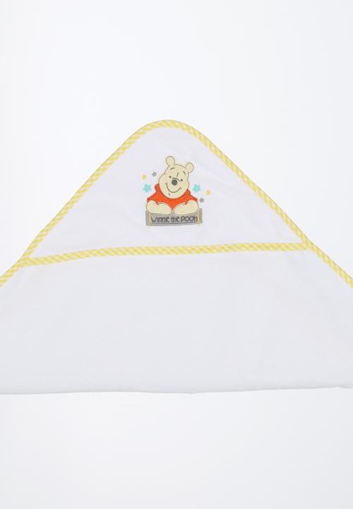Character Baby - Winnie the Pooh Hooded Towel White