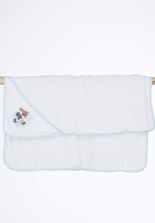 Character Baby - Mickey Mouse Hooded Towel White