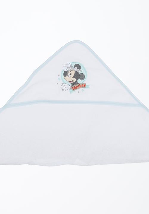 Character Baby - Mickey Mouse Hooded Towel White