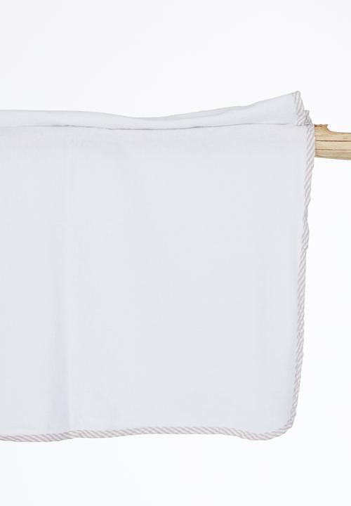 Character Baby - Tiny Tatty Teddy Hooded Towel White