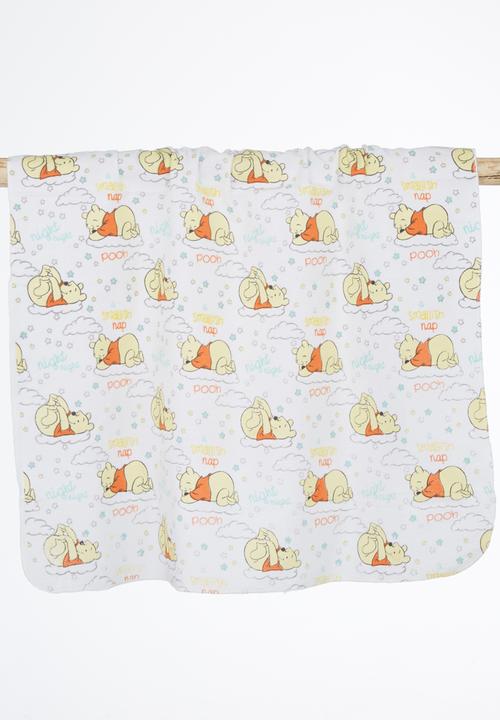 Character Baby - Winnie the Pooh Receiving Blanket Yellow