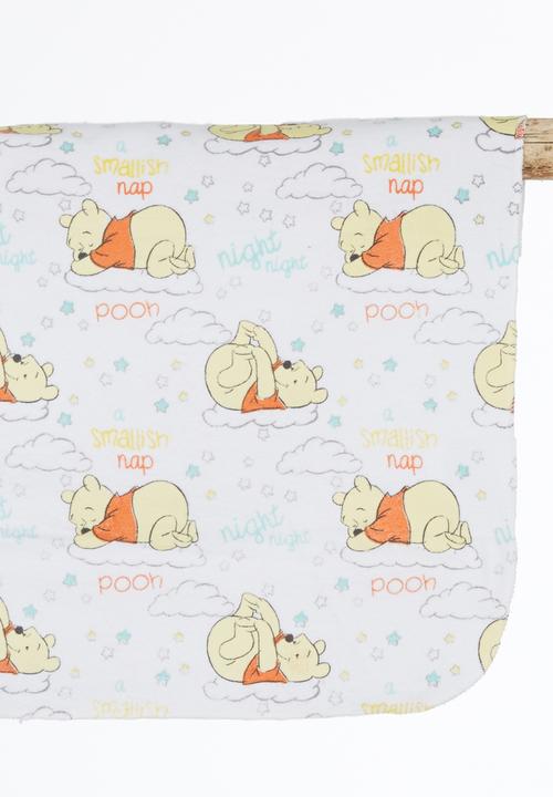 Character Baby - Winnie the Pooh Receiving Blanket Yellow