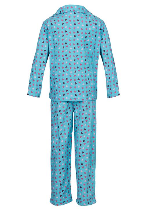 Twin Clothing - Girls Flannel  Pjs Set Multi-colour