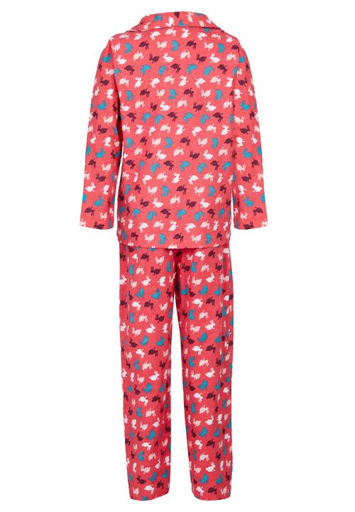 Twin Clothing - Girls Flannel  Pjs Set Multi-colour