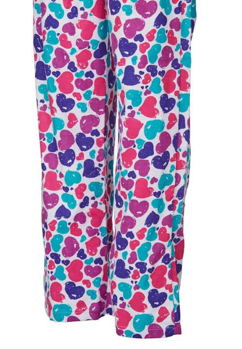 Twin Clothing - Girls Flannel  Pjs Set Multi-colour