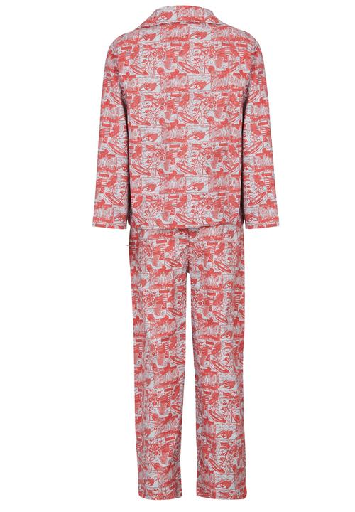 Twin Clothing - Boys Flannel  Pjs Set Multi-colour